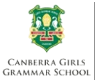 Canberra Girls Grammar School logo